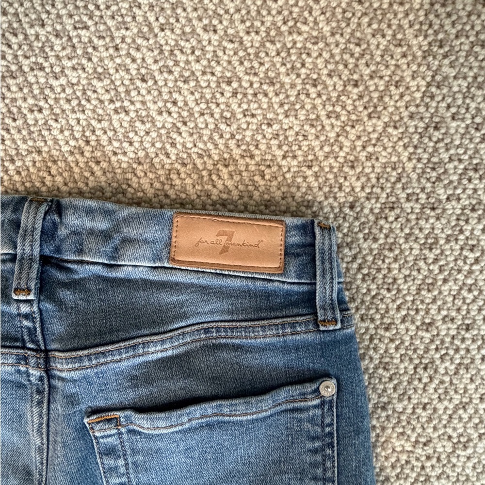 7 For All Mankind Aubrey Skinny Jeans, Size 28, Medium Wash - Picture 5 of 7